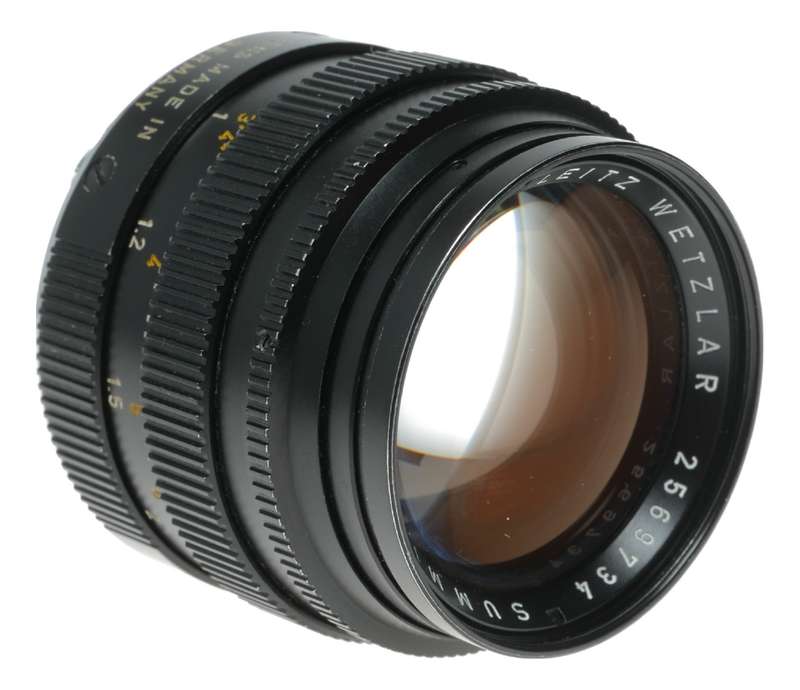 Leica Summilux 1:1.4/50mm 11114 Black lens f=50mm 12586 boxed