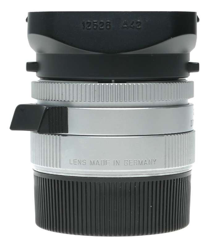 Leica Summicron-M 1:2/35mm Asph. Silver 11882 Boxed hood pouch papers