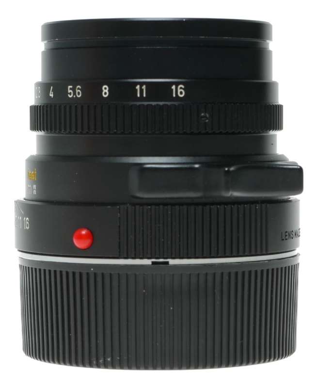 Leica Summicron-M 1:2/50 black RF camera Leitz lens box caps 11819