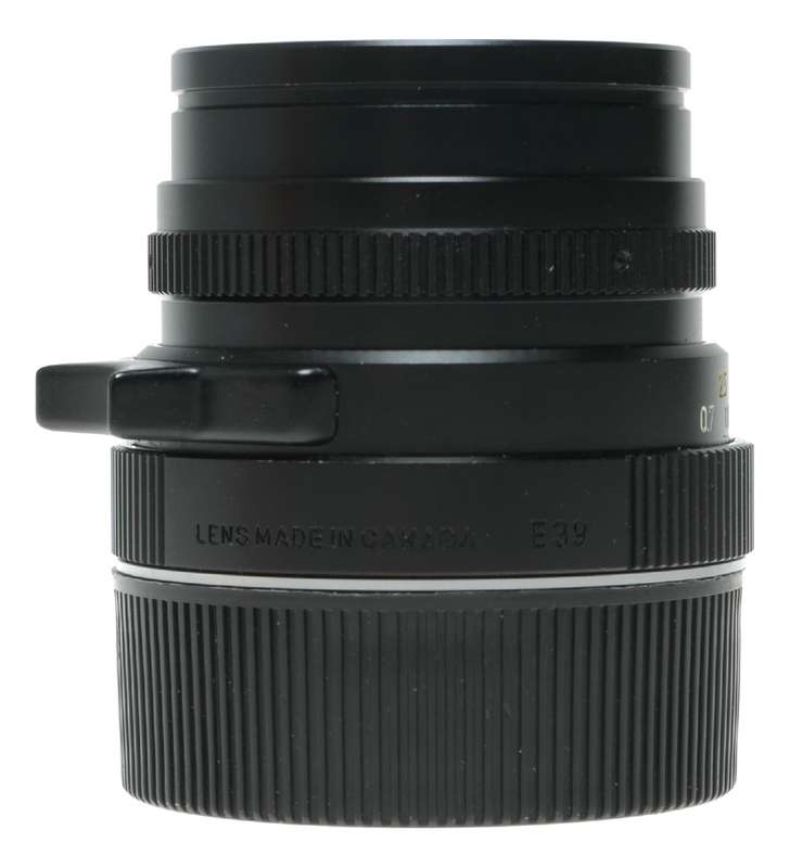 Leica Summicron-M 1:2/50 black RF camera Leitz lens box caps 11819