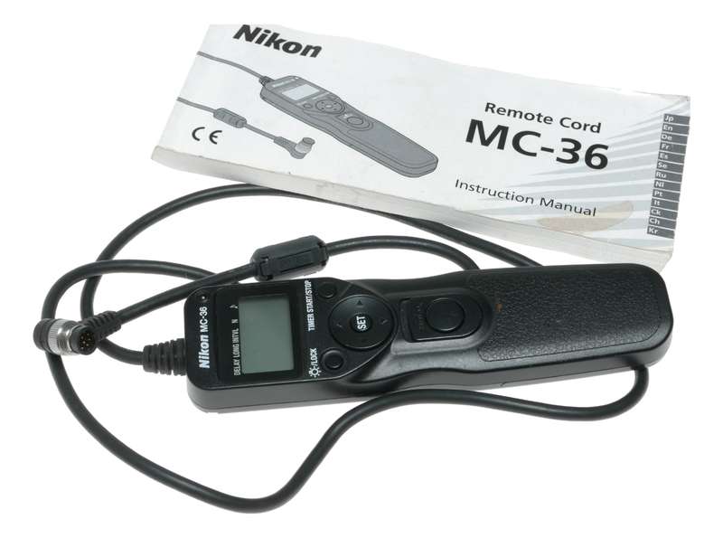 Nikon MC-36 remote cord boxed excellent camera accessory