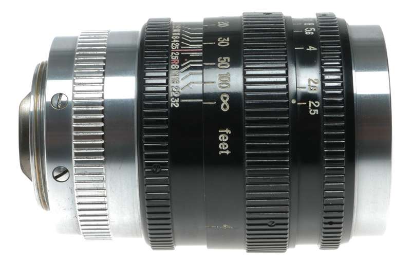 Nippon Kogaku NIKKOR-P 10.5cm F2.5 lens cased Beautiful