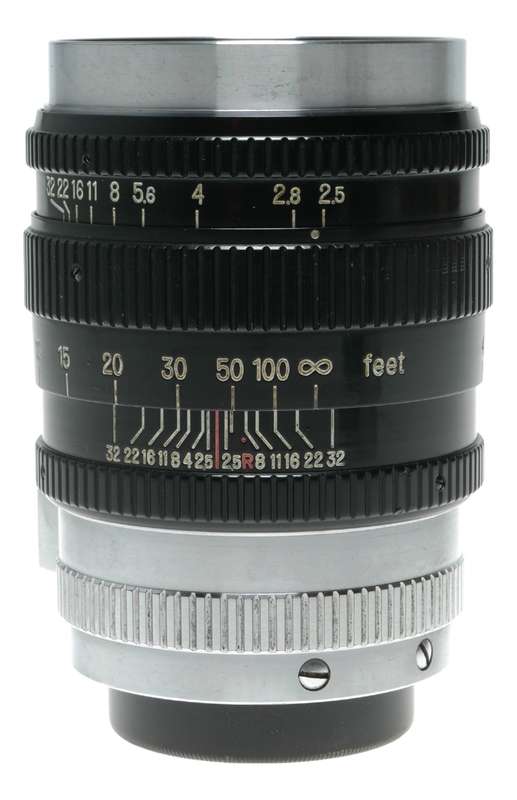 Nippon Kogaku NIKKOR-P 10.5cm F2.5 lens cased Beautiful