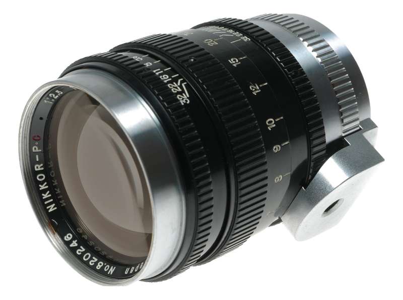 Nippon Kogaku NIKKOR-P 10.5cm F2.5 lens cased Beautiful