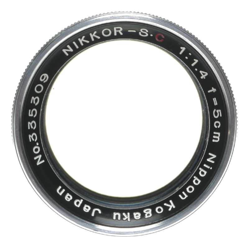 Nikkor-S.C 1:1.4 f=5cm Nippon Kogaku Nikon S mount 1.4/50mm