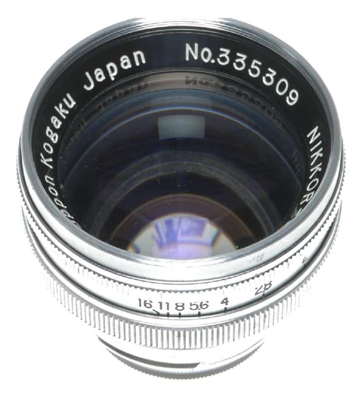 Nikkor-S.C 1:1.4 f=5cm Nippon Kogaku Nikon S mount 1.4/50mm
