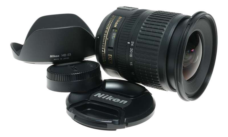 Nikon Af-s Dx Nikkor 10-24mm F3.5-4.5G Ed Af Zoom lens HB-23 hood