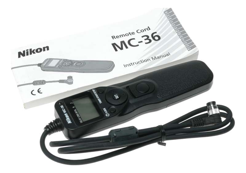 Nikon MC-36 remote cord boxed excellent camera accessory Boxed