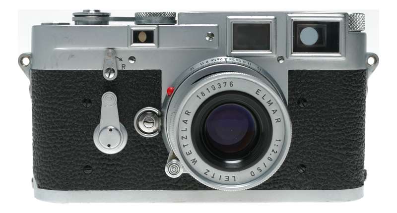 Leica M3 Elmar 2.8/50 mm lens meter 35mm vintage RF film camera setup