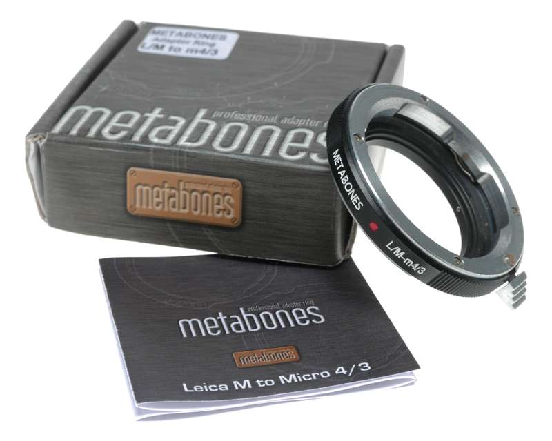 Leica M Metabones L/M-M4/3 camera lens adapter boxed