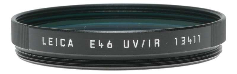 Leica 46mm UV/IR Filter Black 13411 fits Leica M8 Camera Lens MINT