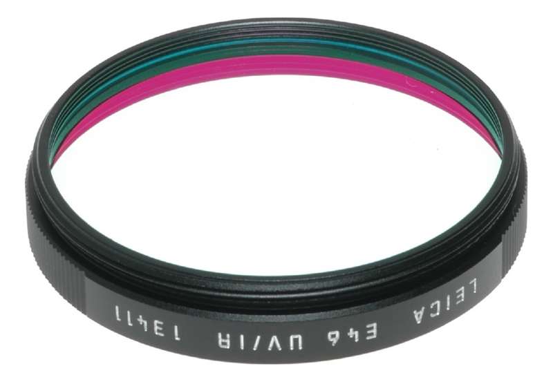 Leica 46mm UV/IR Filter Black 13411 fits Leica M8 Camera Lens MINT
