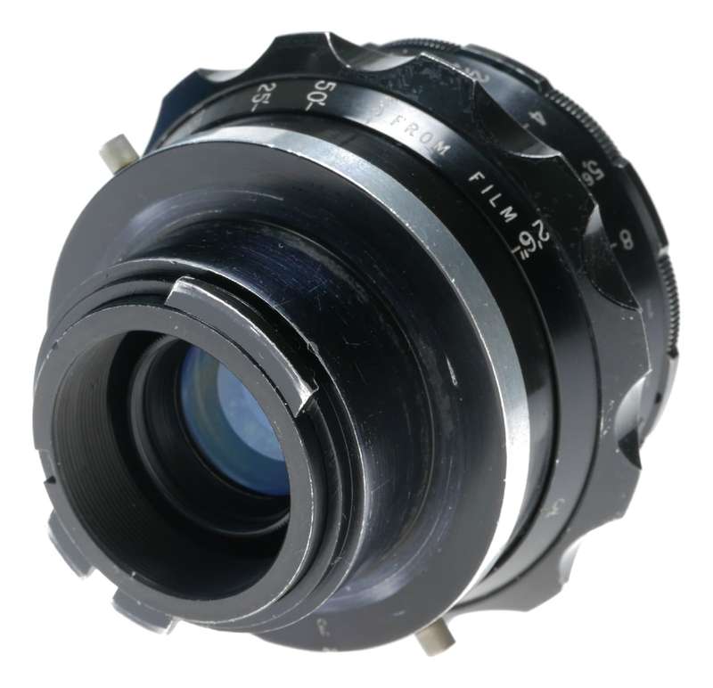 Kinoptik 1:2 f=50mm Apochromat FOCALE camera lens 2/50 Cameflex caps CLA'd