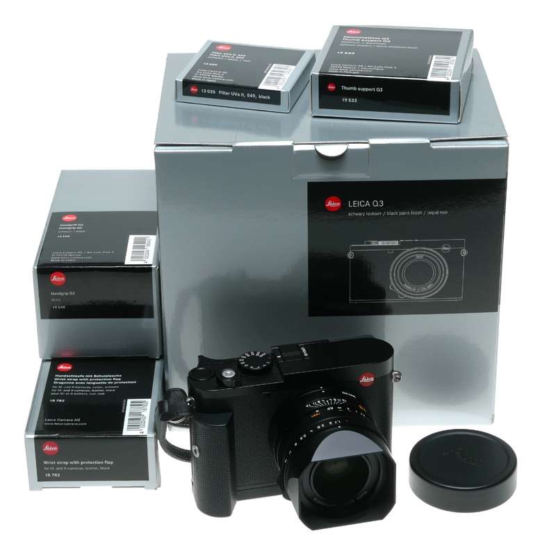 Leica Q3 digital camera 19082 ROW Version grip strap thumbs-up filter SET