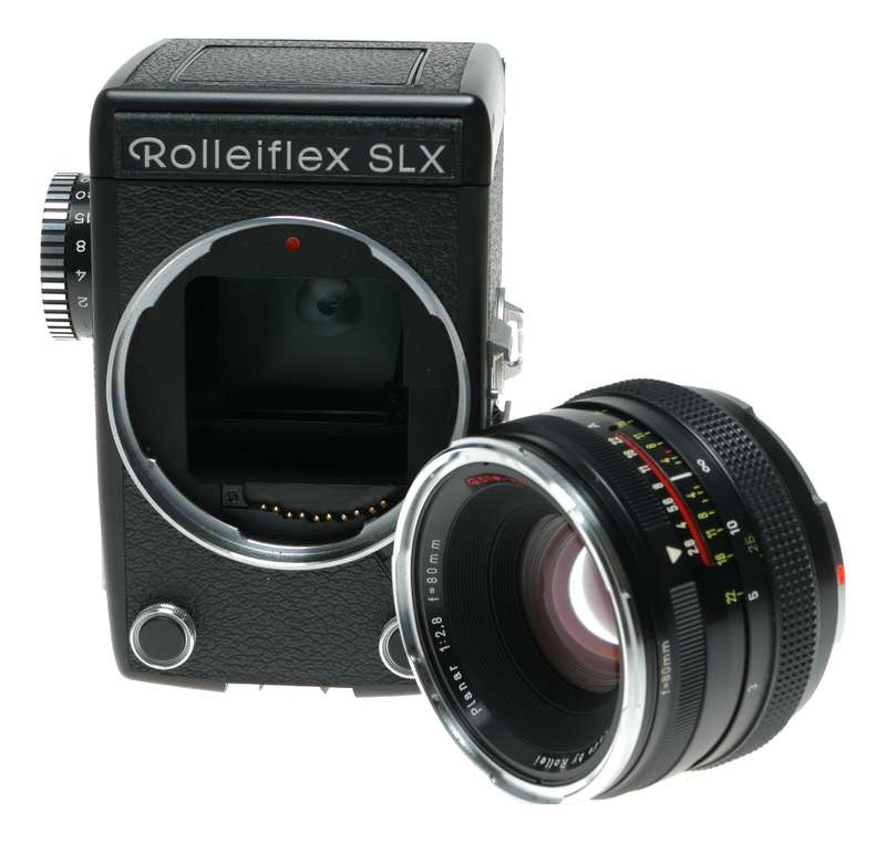 Rolleiflex SLX 6x6 120 roll film camera Planar 1:2.8 f=80mm Rollei-HFT lens