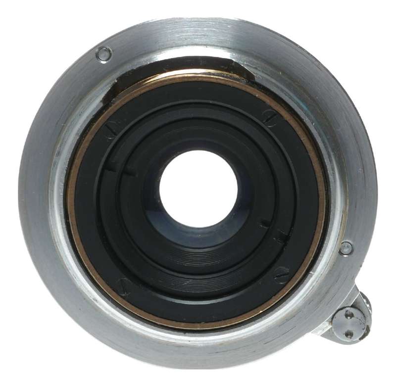 Ernst Leitz Wetzlar Summaron 1:3.5 f=3.5cm lens M39 to Leica M adapter hood caps