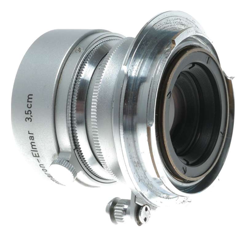 Ernst Leitz Wetzlar Summaron 1:3.5 f=3.5cm lens M39 to Leica M adapter hood caps
