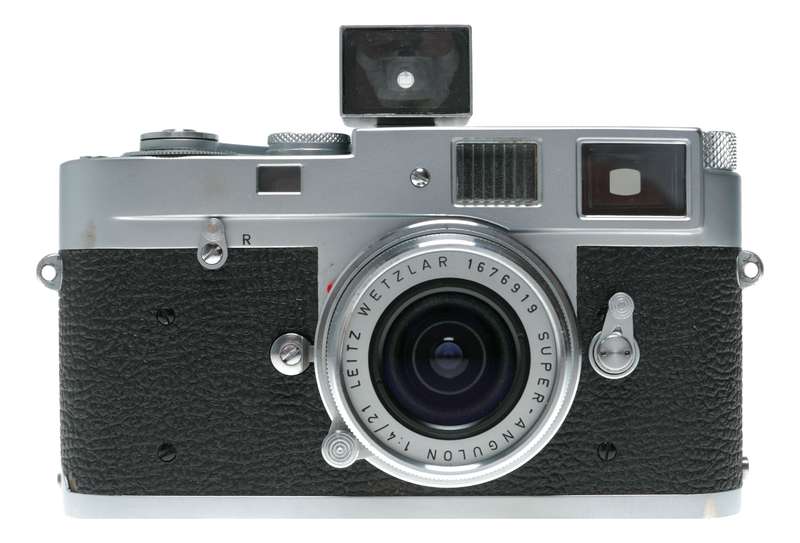 Leica M2 35mm RF film camera 21mm Finder Super-Angulon 1:4/21 lens