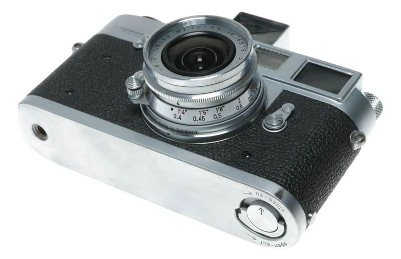 Leica M2 35mm RF film camera 21mm Finder Super-Angulon 1:4/21 lens