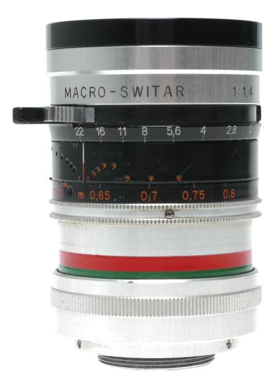 Kern Macro-Switar 1:1.4 f=50mm Bolex H16RX reflex movie camera fast lens