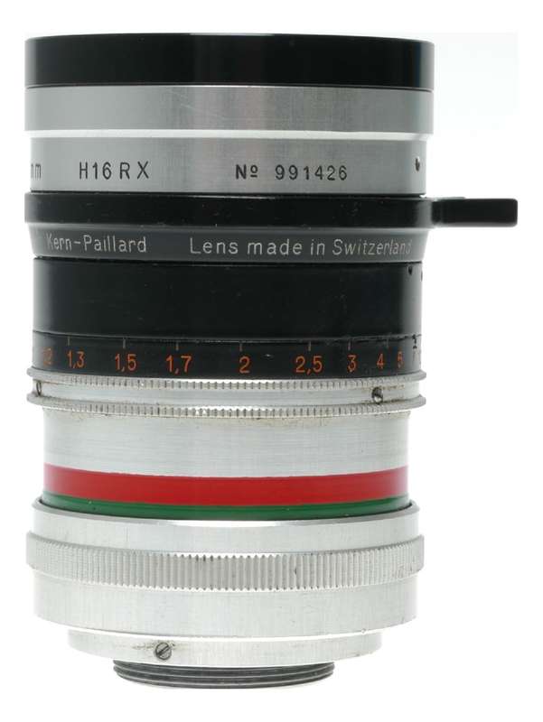 Kern Macro-Switar 1:1.4 f=50mm Bolex H16RX reflex movie camera fast lens
