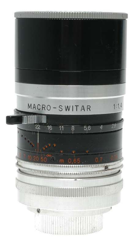 Kern Macro-Switar 1:1.4 f=50mm Bolex H16RX reflex movie camera fast lens