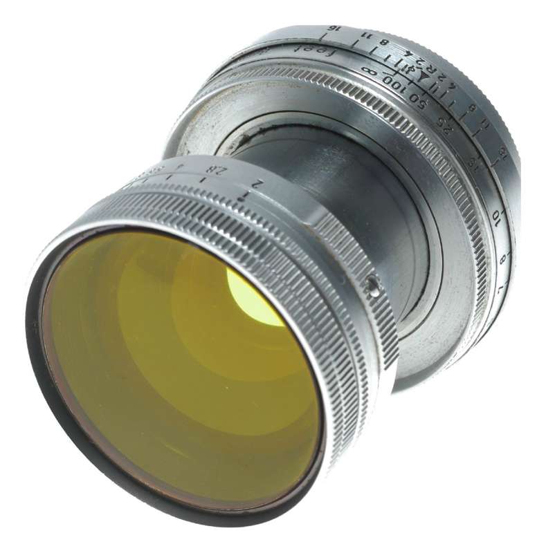 Leica M39 Summitar f=5cm 1:2 lens filter SOOFM collapsible shade hood