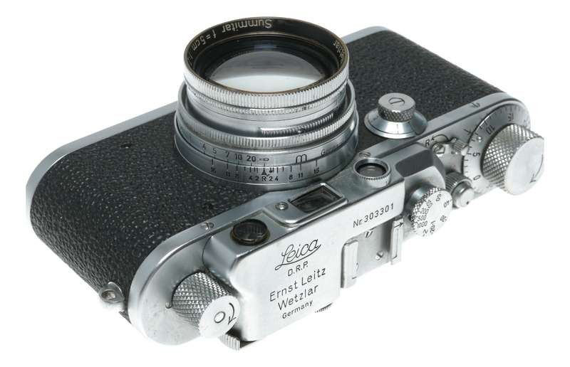 Leica IIIa first serial number 303301 RF camera Summitar 1:2 f=5cm