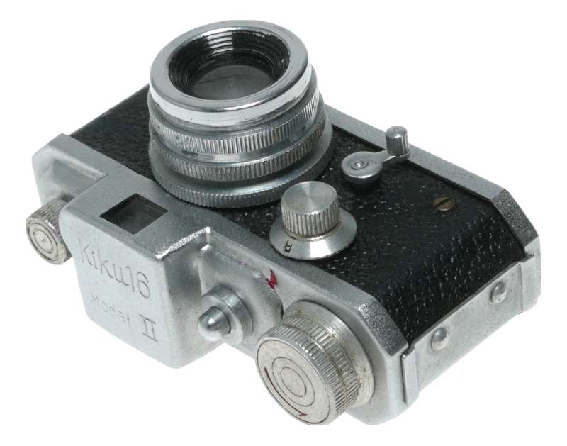 Kiku 16 Model II sub miniature film spy camera 14x14 exposures by Morita Trading