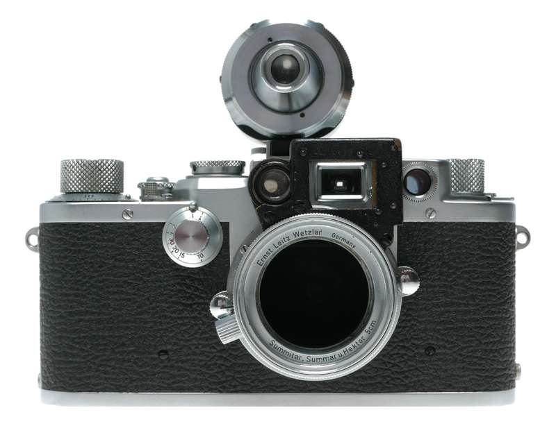 Leica IIIf 35mm RF camera body VIOOH Leitz Universal viewfinder close focus adapter