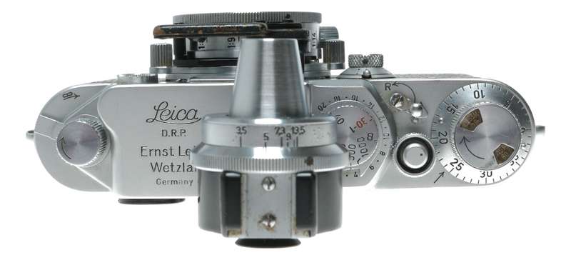 Leica IIIf 35mm RF camera body VIOOH Leitz Universal viewfinder close focus adapter