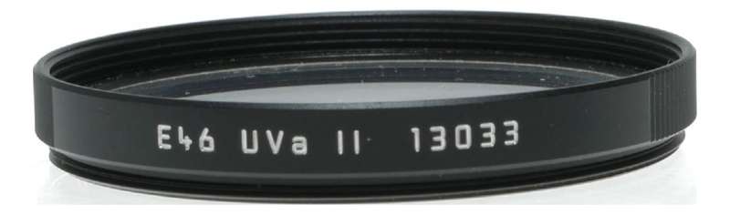 Leica Camera Wetzlar 13033 Filter UVa II E46 Black mint in box