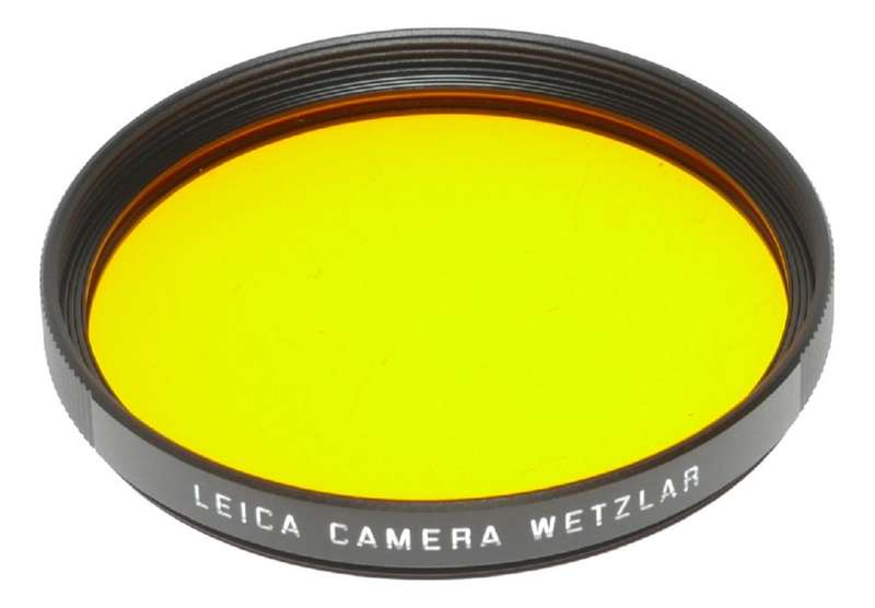 Leica Camera Wetzlar 13072 Filter Orange E49 Black mint in box