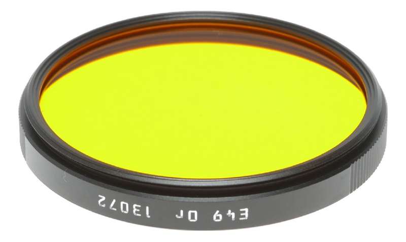 Leica Camera Wetzlar 13072 Filter Orange E49 Black mint in box