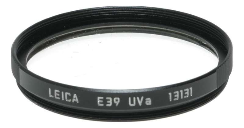 Leica Camera Wetzlar 13131 Filter UVa E39 Black mint in box