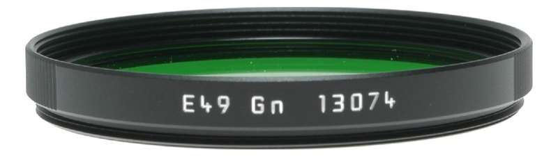 Leica Camera Wetzlar 13074 Filter Green E49 Gn Black mint in box