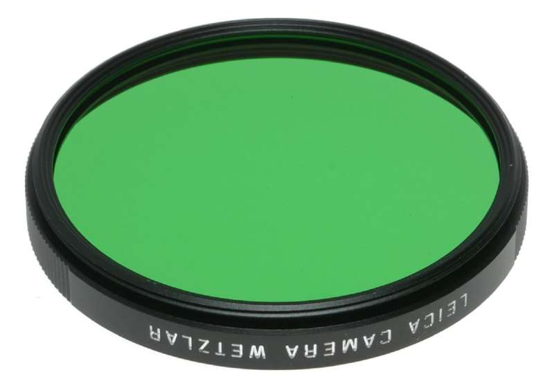 Leica Camera Wetzlar 13074 Filter Green E49 Gn Black mint in box