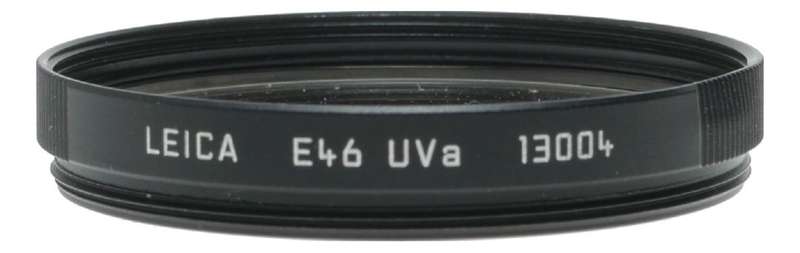 Leica Camera Wetzlar 13004 Filter UVa E46 Black Excellent