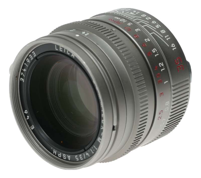 Leica M6 Titanium 35mm film RF Summilux-M 1:1.4/35 black ostrich leather