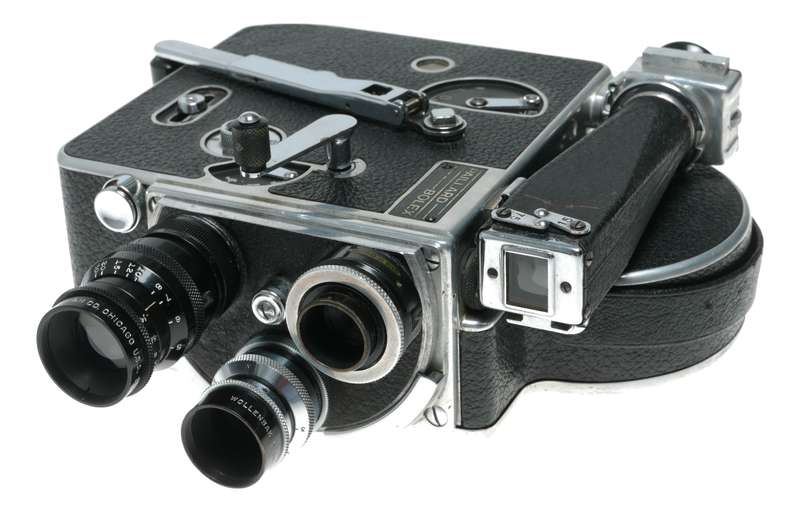 Bolex H16 film movie camera Cine-Velostigmat Dallmeyer Triple-Anastigmat Telate lenses