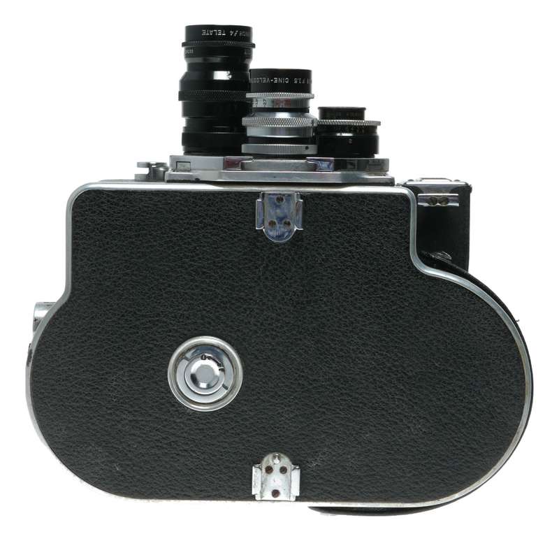 Bolex H16 film movie camera Cine-Velostigmat Dallmeyer Triple-Anastigmat Telate lenses
