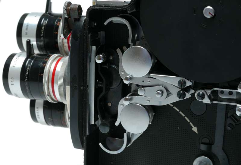 Bolex H8 Reflex 8mm vintage movie camera Kern Macro-Switar RX lenses manual