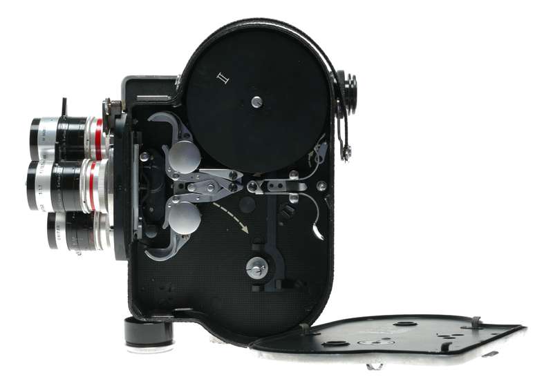 Bolex H8 Reflex 8mm vintage movie camera Kern Macro-Switar RX lenses manual