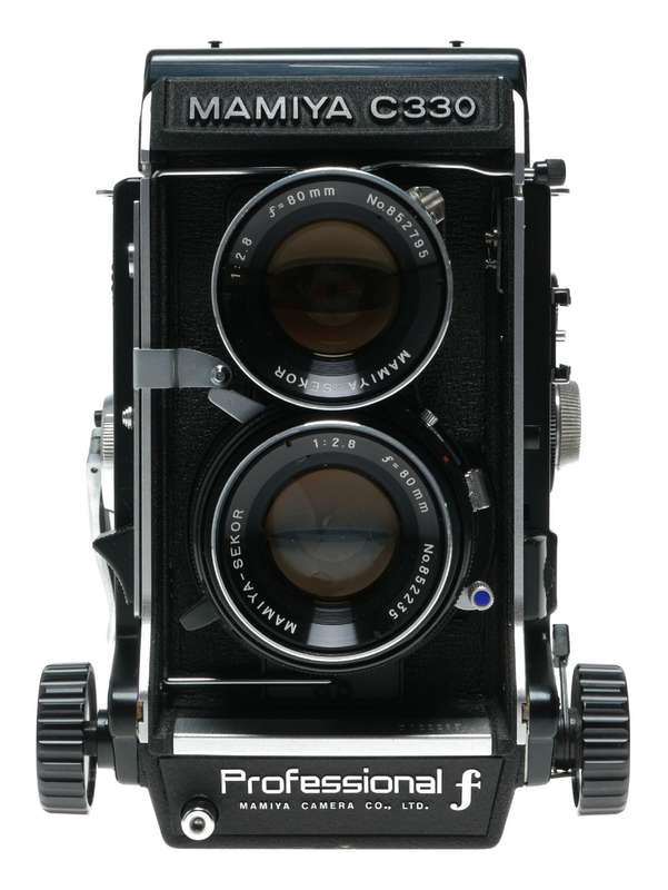 Mamiya C330 Pro f Blue Dot TLR film camera Sekor 1:2.8 f=80mm in box