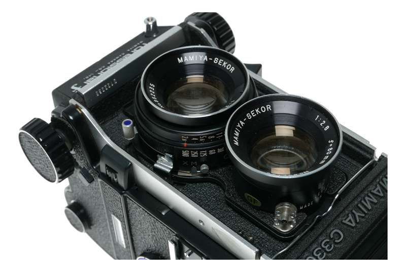 Mamiya C330 Pro f Blue Dot TLR film camera Sekor 1:2.8 f=80mm in box