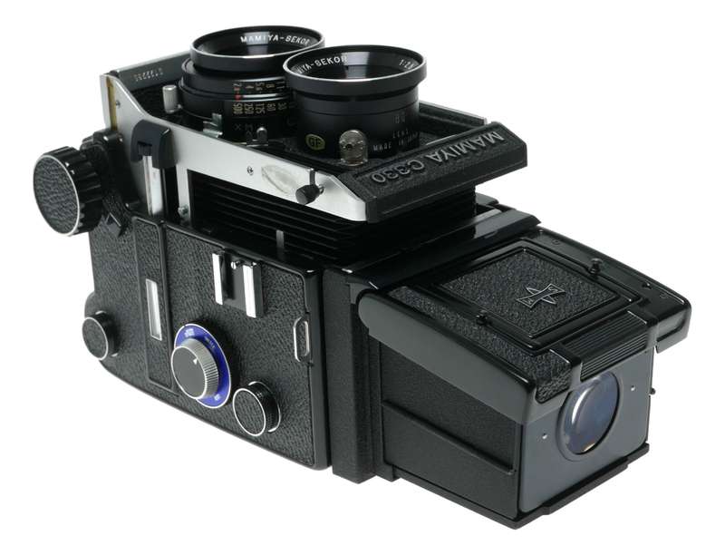 Mamiya C330 Pro f Blue Dot TLR film camera Sekor 1:2.8 f=80mm in box
