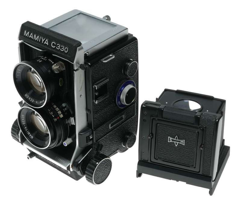 Mamiya C330 Pro f Blue Dot TLR film camera Sekor 1:2.8 f=80mm in box