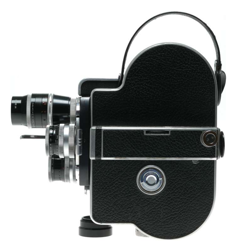 Bolex H16 Reflex 16mm film movie camera Kern Yvar 1:2.8 f=75mm Switar RX lenses accessories