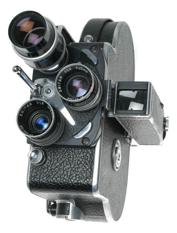 Bolex H16 Reflex 16mm film movie camera Kern Yvar 1:2.8 f=75mm Switar RX lenses accessories
