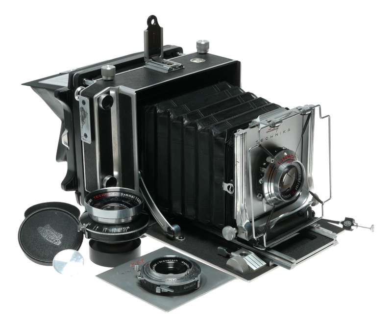 Linhof Technika III 4x5 large format film camera Schneider Press-Xenar 1:4.7 f=127 Angulon Symmar